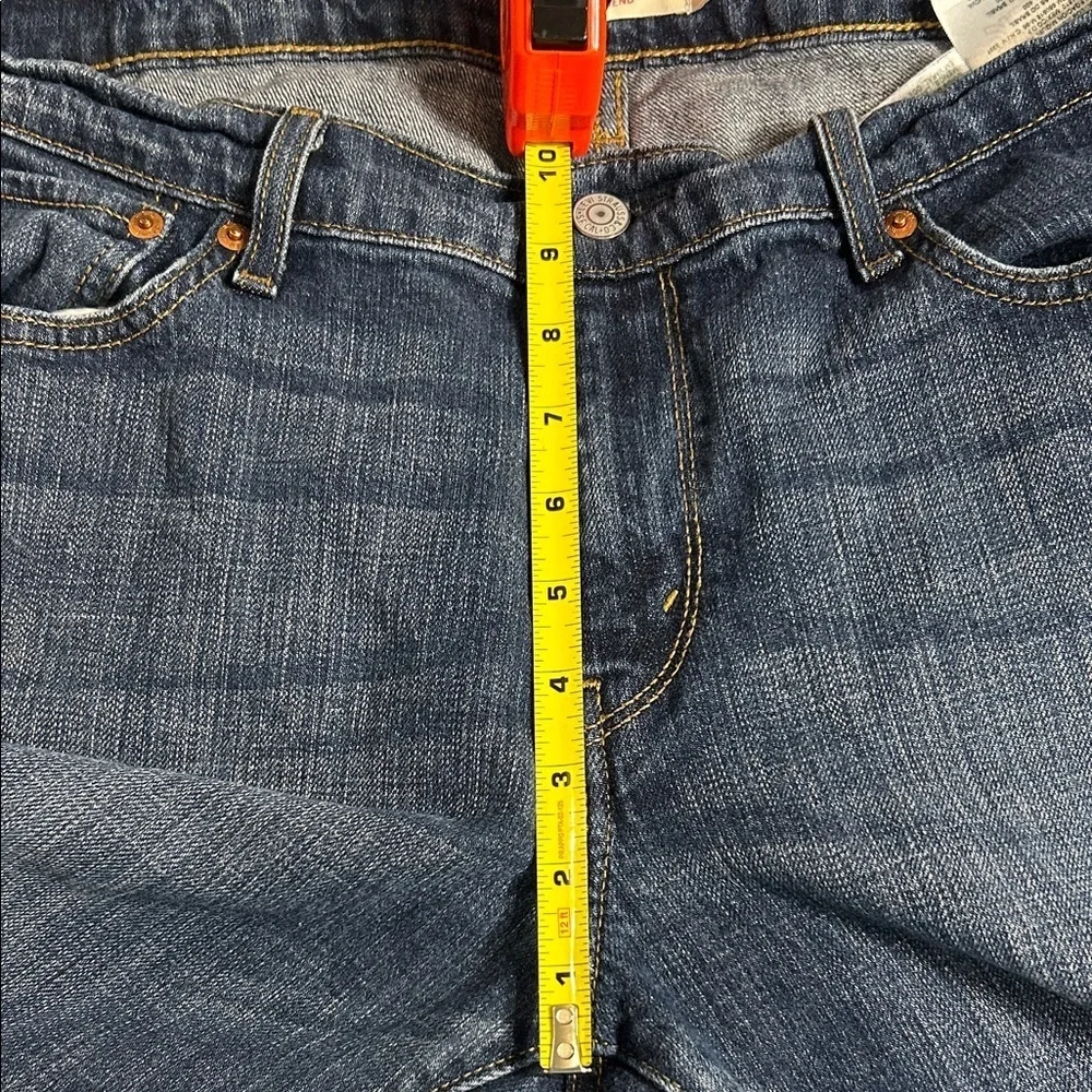 Levi's “Boyfriend” Straight Leg Blue Jeans